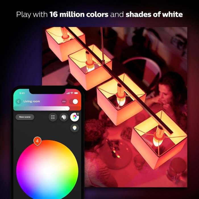 Philips Hue color 2 x e14 6.5w bt bulbs