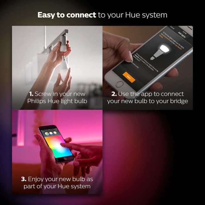 Philips Hue color 2 x e14 6.5w bt bulbs