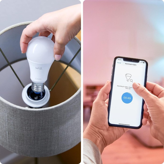 WiZ Dimmable Frosted Drop Light Bulb 60W E27 - Dimmable Light, Smart Control and Elegant Design