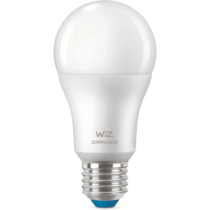 WiZ Dimmable Frosted Drop Light Bulb 60W E27 - Dimmable Light, Smart Control and Elegant Design