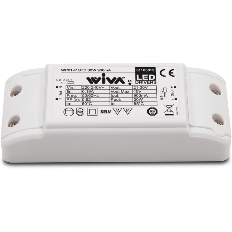 Driver Wp01-p std 30w 900ma- senza coperchi laterali Driver Wp01-p std 30w 900ma- senza coperchi laterali