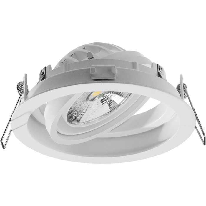 EyeLED round white adjustable recessed ring