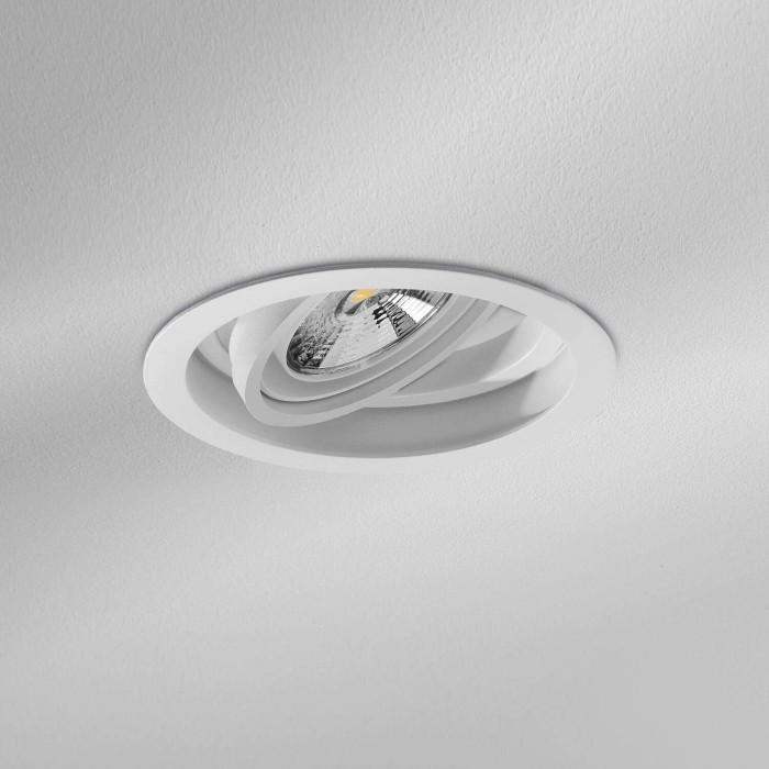Anello incassato orientabile  EyeLED round bianco