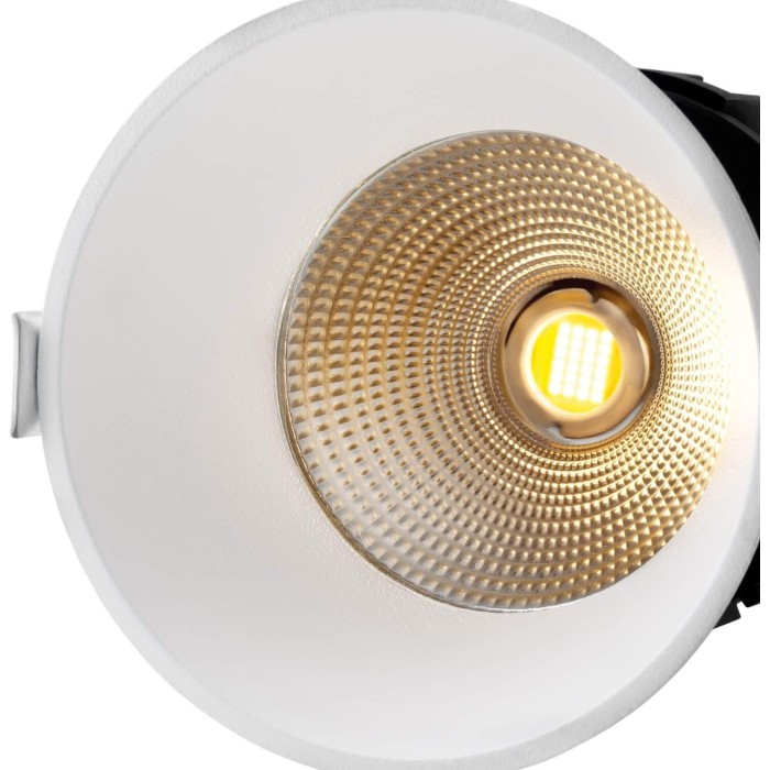 Faretto WPL argile-deep fisso 27 W WW SP bianco