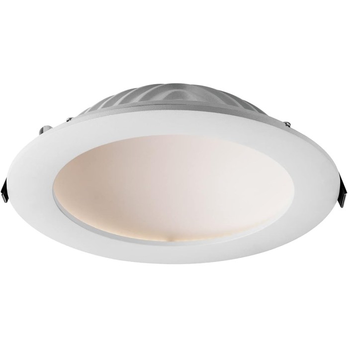 Fixed recessed spotlight Elba round 16W 3000K white no driver