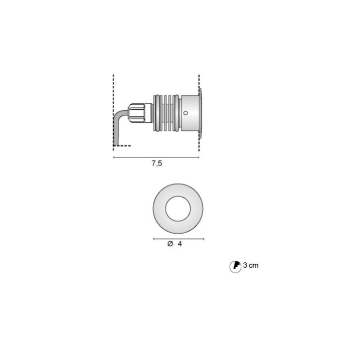 Round Zeppelin LED Spotlight