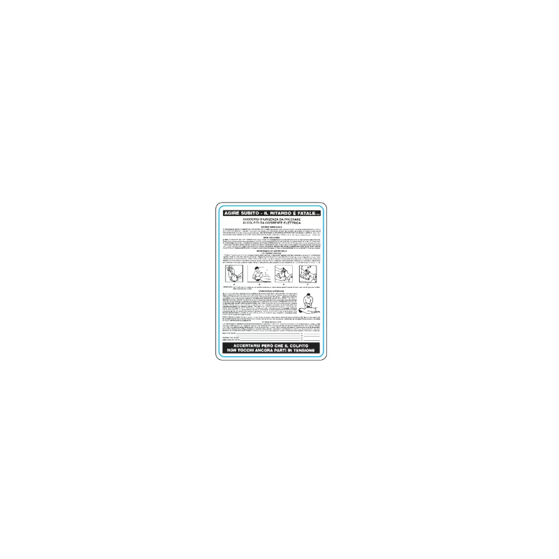 Mandatory aluminum sign f.to 330x125 mm Mandatory aluminum sign f.to 330x125 mm