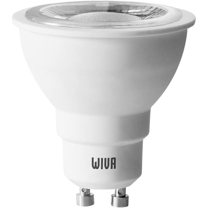 Lampada LED Spot GU10 7W, Luce Naturale 4000K, Angolo Stretto 38°, Colore Bianco