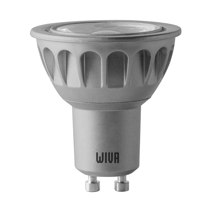 LED Spot Lamp GU10 Comfort 6W, Warm Light 3000K, White Color
