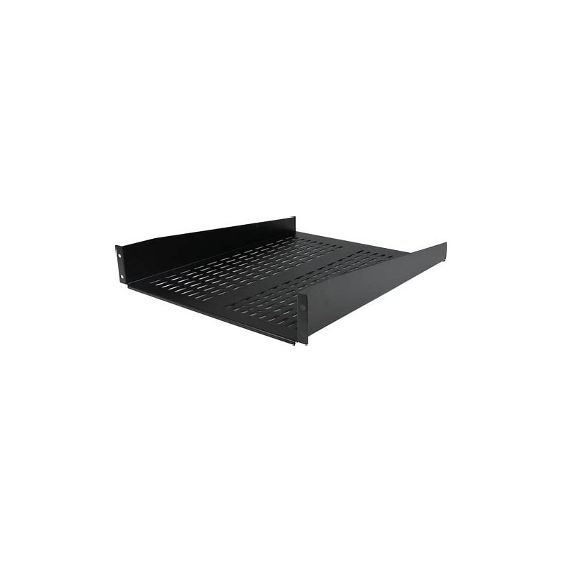 19 Inch 2U Rack Shelf with 380mm Depth - Robust and Ventilated Shelf for Standard Racks 19 Inch 2U Rack Shelf with 380mm Depth - Robust and Ventilated Shelf for Standard Racks