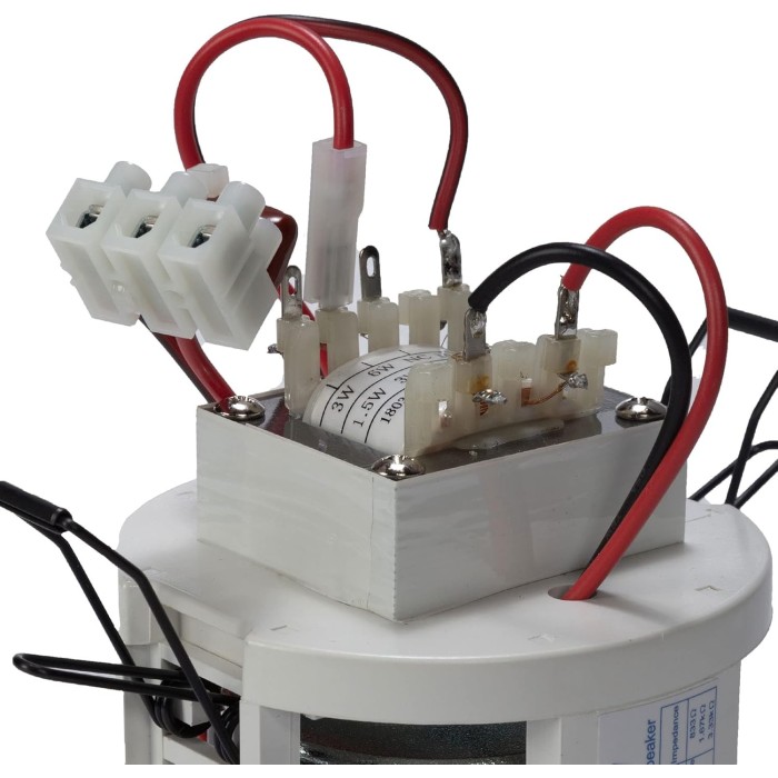 RCF HS 1026 W White Frame - Ceiling Speaker Spot-Light 6W, 70-100V, HI-PASS Filter
