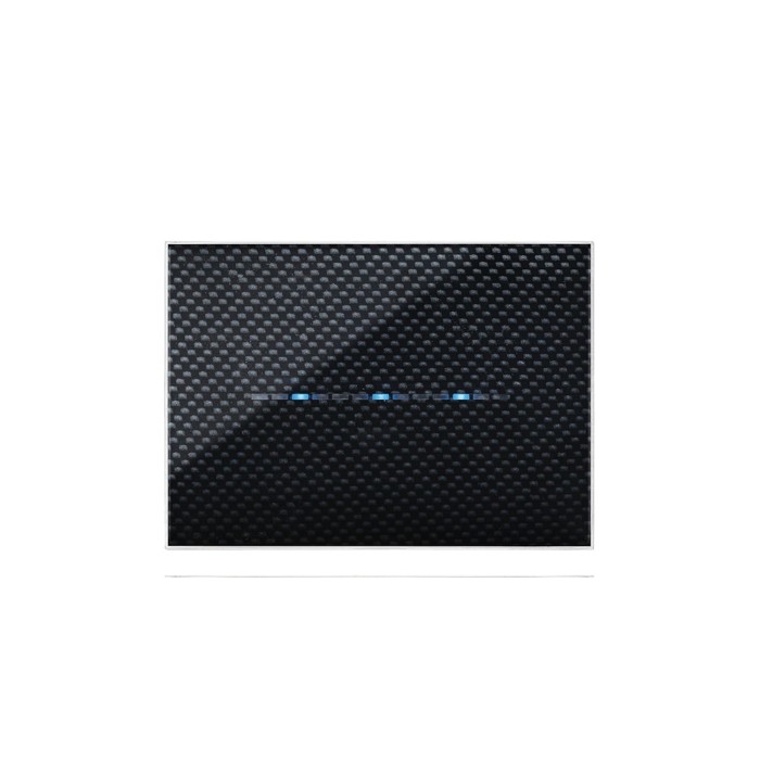 Ave Placca Young Touch Carbon SC.3D 3 Commands - Modern Switch Plate