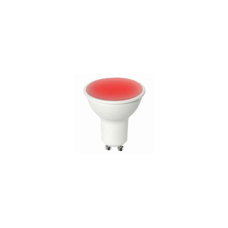 Lampadina FN GU10 50W, Colore Rosso, Angolo di Apertura 50° – Illuminazione d'Accento Lampadina FN GU10 50W, Colore Rosso, Angolo di Apertura 50° – Illuminazione d'Accento