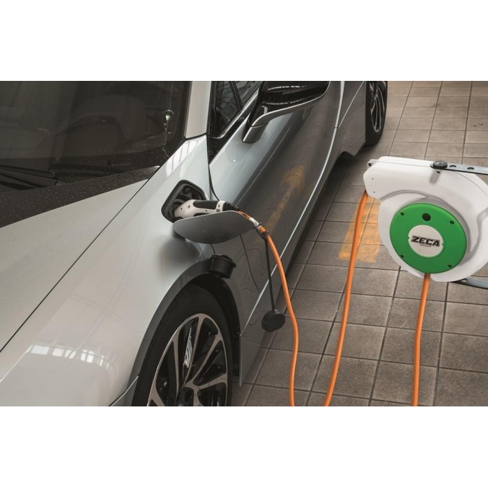 Zeca EV2162 Green Mobility Cable Reel 5m - 3G2.5+1x0.5 16A Type 2-2 – Charging Electric Cars Without Wallbox