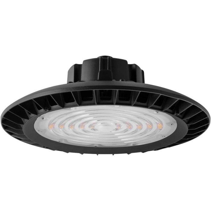 Aral S 150W LED Floodlight - 4000K NW, 120° Beam Angle, Black