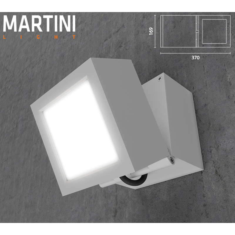 Martini Bicubo IP65 35W HCI G12 230V Projector with Lateral Biemission Martini Bicubo IP65 35W HCI G12 230V Projector with Lateral Biemission