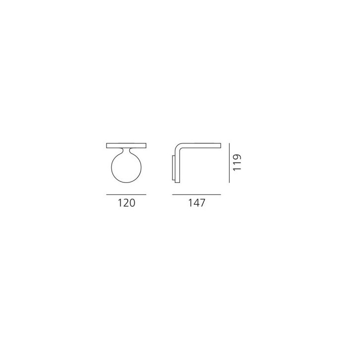 Artemide Rea 12 LED White - Wall Lamp