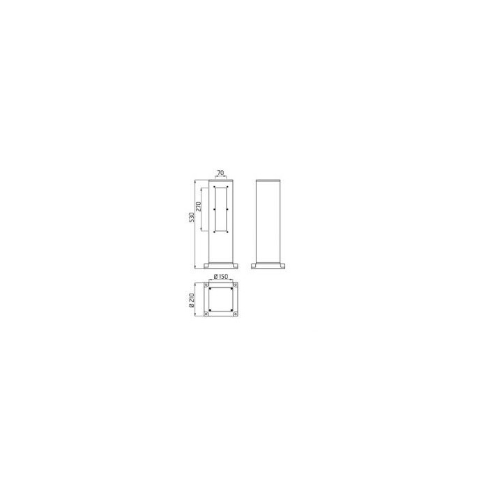 Ares Matilda 1x26W G24d-3 C/4 - Outdoor Pathway Lamp