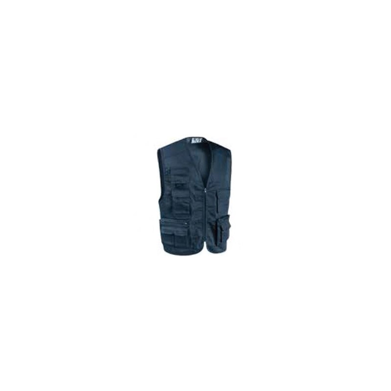 Blue Multi-Pocket Vest - Practical and Versatile Blue Multi-Pocket Vest - Practical and Versatile