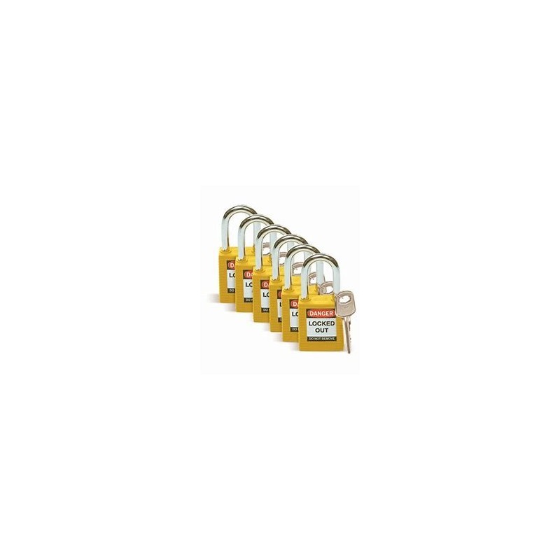 BRADY Italia - MOD813637 - Set of 6 Safety Padlocks BRADY Italia - MOD813637 - Set of 6 Safety Padlocks