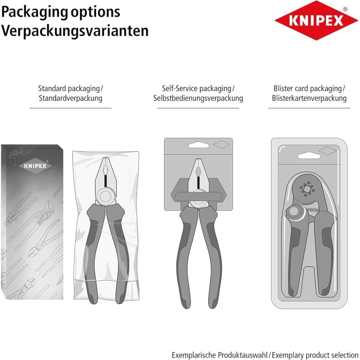 Knipex Twistor16 - Pinza per Terminali a Bussola con Regolazione Automatica e Testa di Crimpaggio Girevole