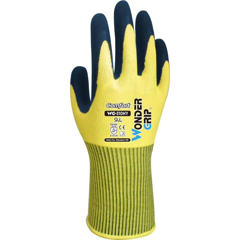 Wondergrip WG-310HY Comfort - Guanto da lavoro con doppio rivestimento in lattice, Antiscivolo, XXL (11) Wondergrip WG-310HY Comfort - Guanto da lavoro con doppio rivestimento in lattice, Antiscivolo, XXL (11)