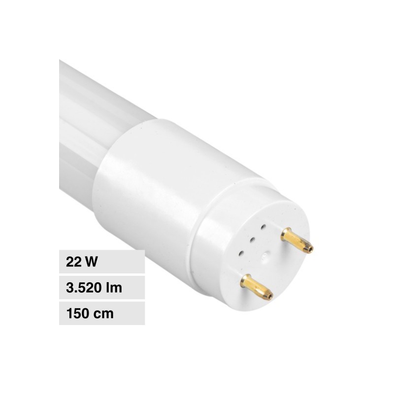 LED Tube T8 SMD 22W 150cm IP20 – High Efficiency and Low Consumption LED Tube T8 SMD 22W 150cm IP20 – High Efficiency and Low Consumption