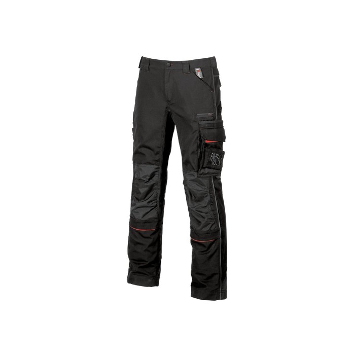 U- POWER Drift black carbon work trousers Size 48