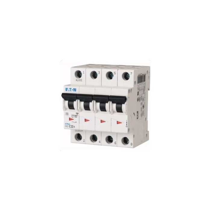 Eaton LS switch, 16A, 4p, characteristic curve D, AC Faz-d16/4 int. mt 10ka 4p d 16a