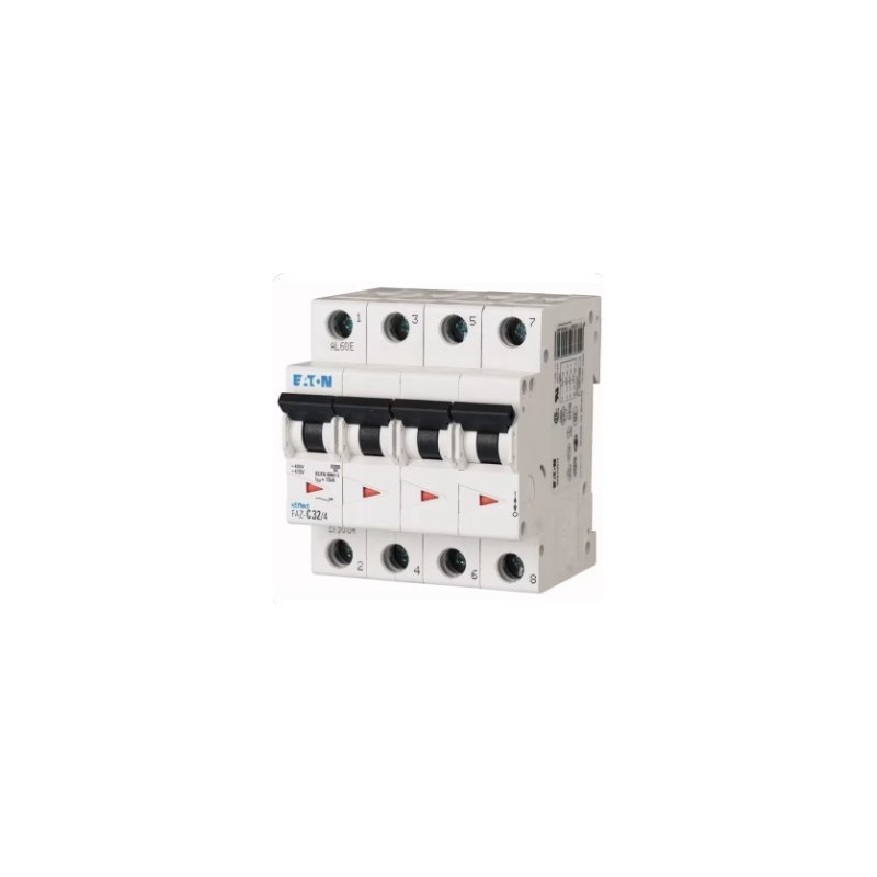 Eaton LS switch, 16A, 4p, characteristic curve D, AC Faz-d16/4 int. mt 10ka 4p d 16a Eaton LS switch, 16A, 4p, characteristic curve D, AC Faz-d16/4 int. mt 10ka 4p d 16a