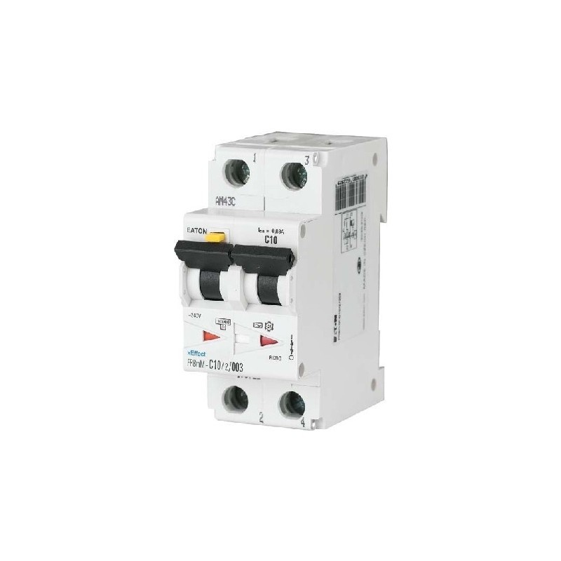 Eaton FI/LS Combination 13A/30mA - Residual Current Circuit Breaker B13 / 0.03A FRBMM-B13/2/003-A Eaton FI/LS Combination 13A/30mA - Residual Current Circuit Breaker B13 / 0.03A FRBMM-B13/2/003-A