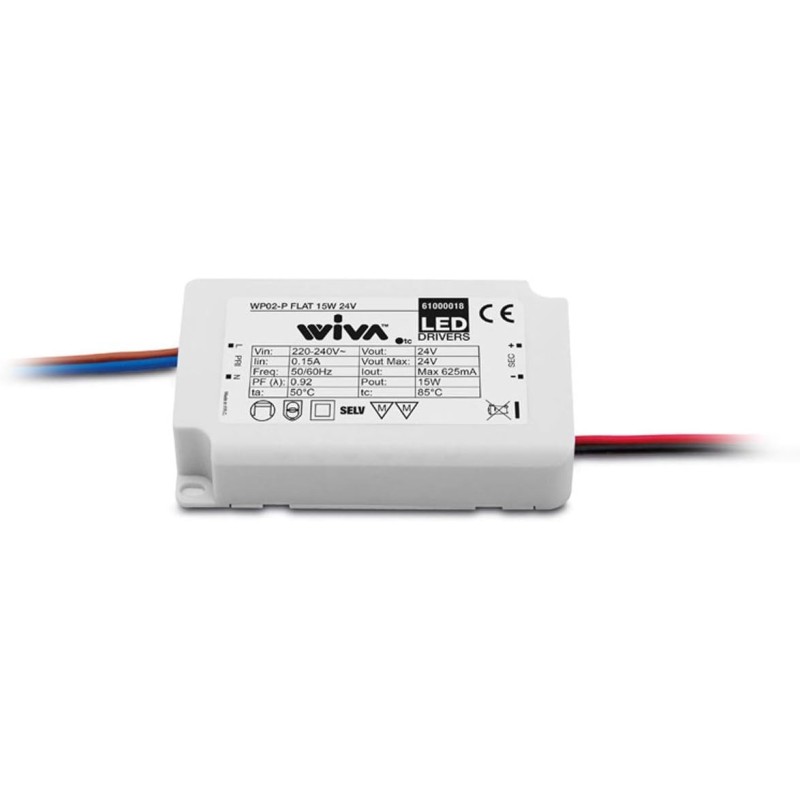 Driver WP02-P FLAT 15W 24V – Compact and Efficient for Low Voltage LED Applications Driver WP02-P FLAT 15W 24V – Compact and Efficient for Low Voltage LED Applications
