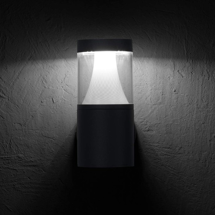 Atlas Round LED wall light 11W 4000K Single emission IP65