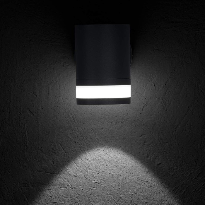 MIRACH Round 8W 3000K Single Emission Wall Lamp - Outdoor LED Lighting