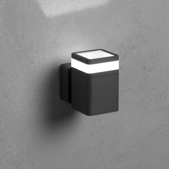 MIRACH Square 8W 3000K Single Emission Wall Lamp - Outdoor LED Lighting