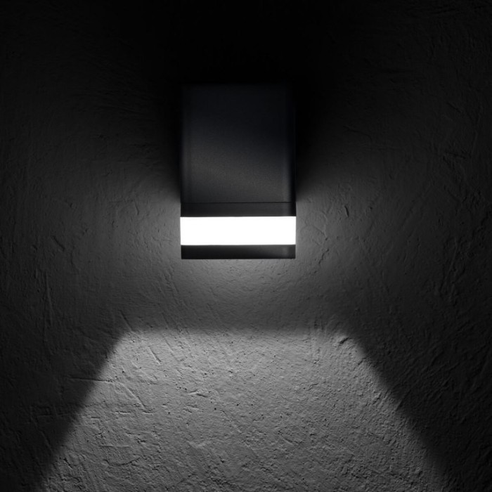 MIRACH Square 8W 3000K Single Emission Wall Lamp - Outdoor LED Lighting