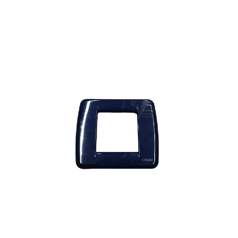 Vimar 17098.10 Round Scuderia Idea Plate 1-2 Modules Technopolymer Blue Vimar 17098.10 Round Scuderia Idea Plate 1-2 Modules Technopolymer Blue