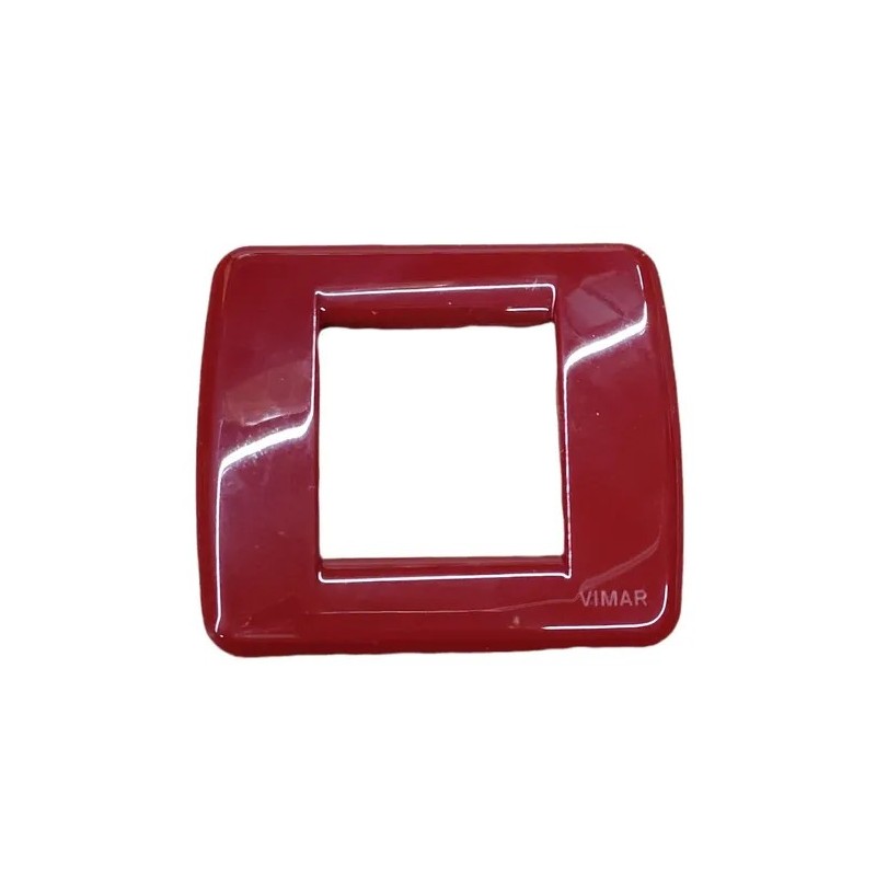 Vimar 17098.07 Rondò Plate 1-2 Modules Red Technopolymer Vimar 17098.07 Rondò Plate 1-2 Modules Red Technopolymer