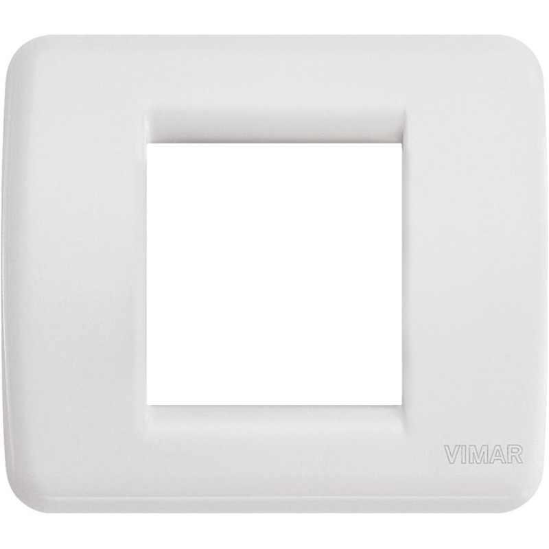 Vimar 17098.04 Round Scuderia Idea Plate 1-2 Modules White Technopolymer Vimar 17098.04 Round Scuderia Idea Plate 1-2 Modules White Technopolymer