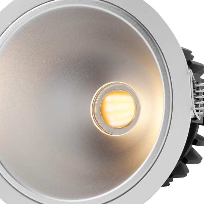 Adjustable Recessed LED Projector WPL Argile DWL ADJ 40W WW FL - Ø180x210 mm, Hole Ø168 mm