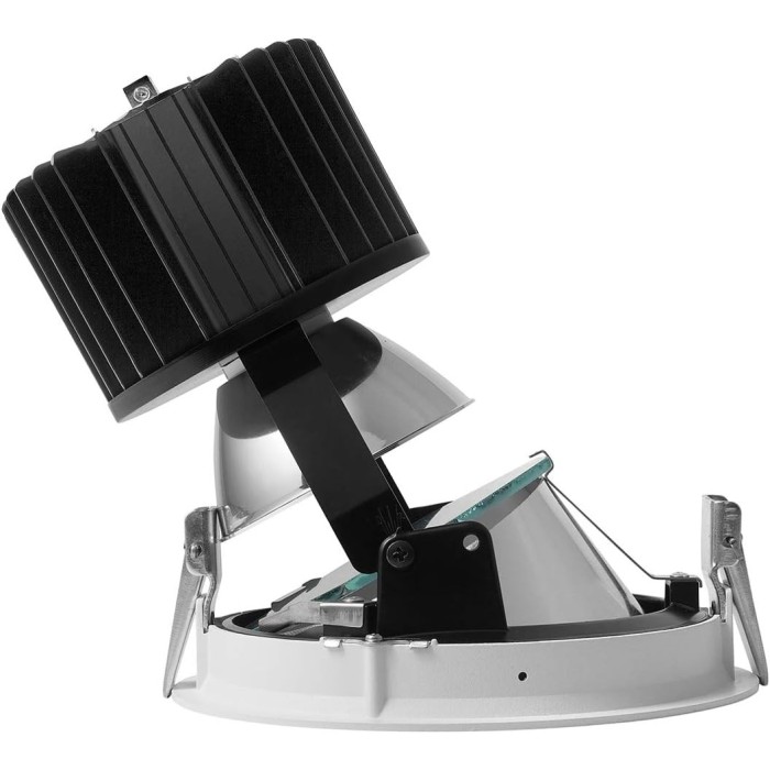 WPL Argile DWL ADJ 27W WW FL Adjustable Recessed LED Projector - Ø135x130 mm, Hole Ø123 mm