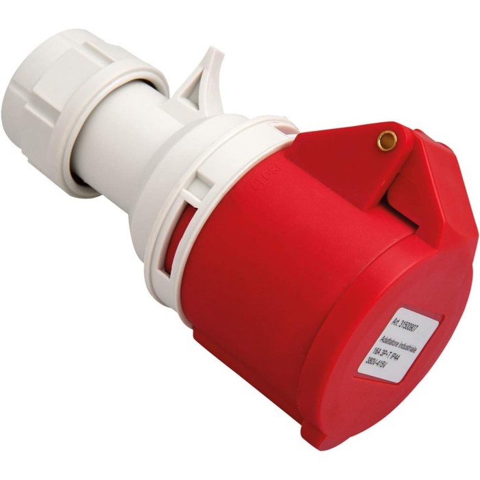 Socket ind. ip44 3p+t 380/415