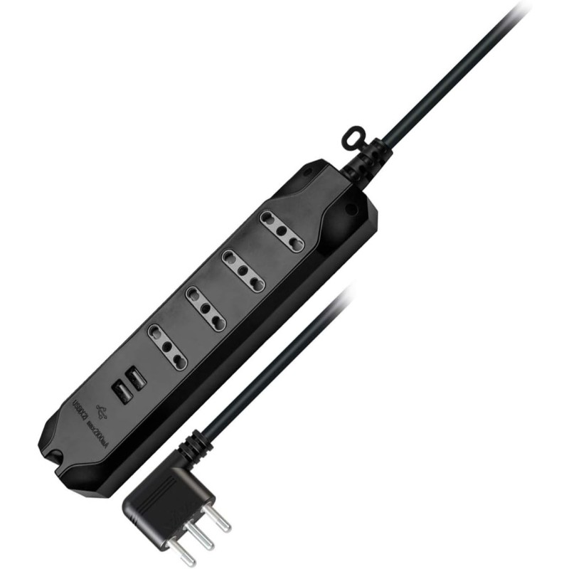 4-Way Power Strip 10/16A+T Two-Way with 2 USB Ports 4-Way Power Strip 10/16A+T Two-Way with 2 USB Ports
