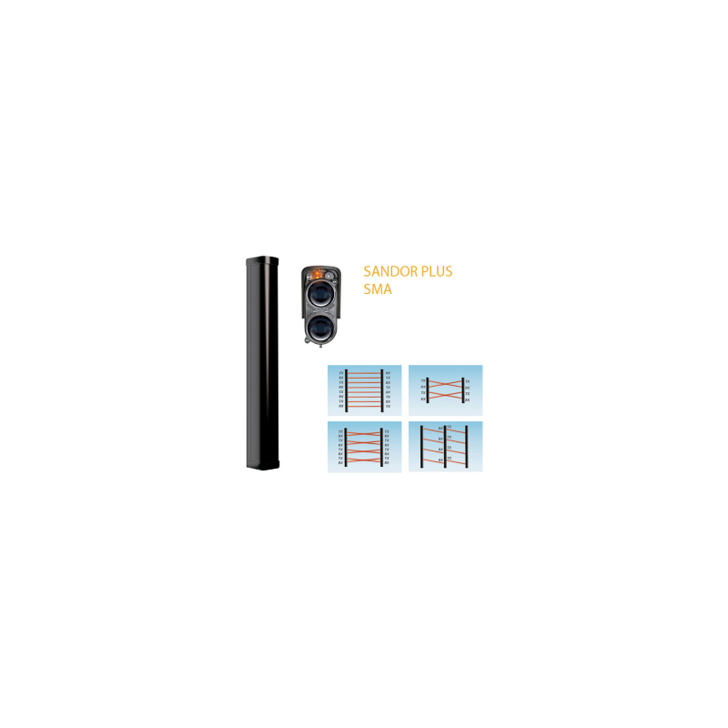 Column h 250cm 4tx+4rx Column h 250cm 4tx+4rx