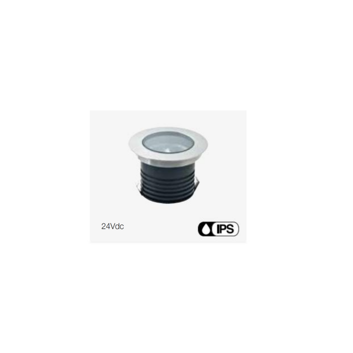 Smoothy2.0 outdoor projector 6w 24vdc 4000k 40° stainless steel