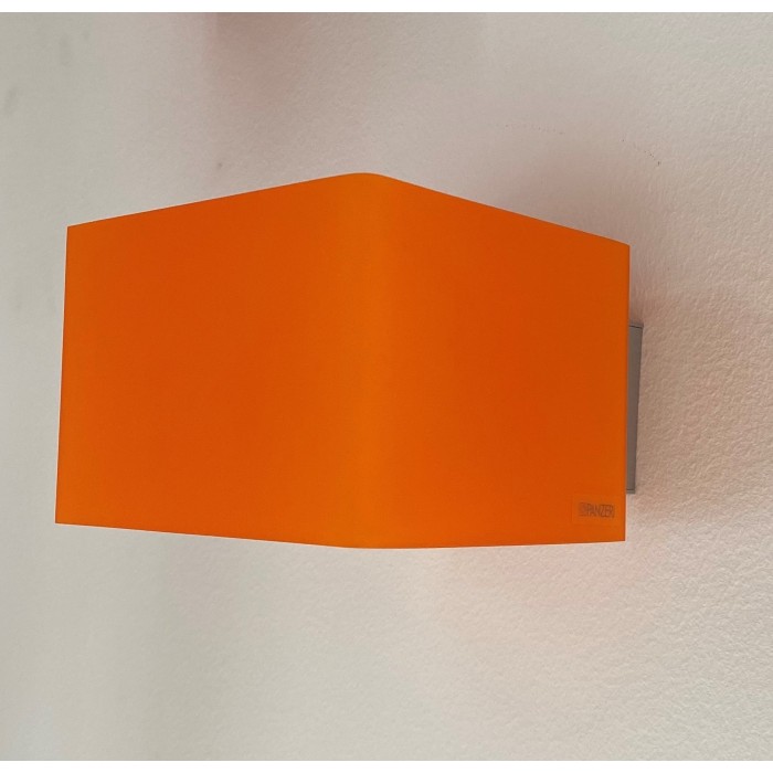 Panzeri Domino PAR/SOFF Lamp Grey Metal with Orange Glass - 1x G9 60W