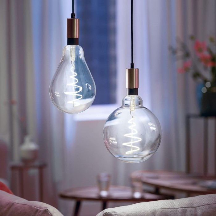 WIZ TW GLOBO G200 lamp, amber filament 25W