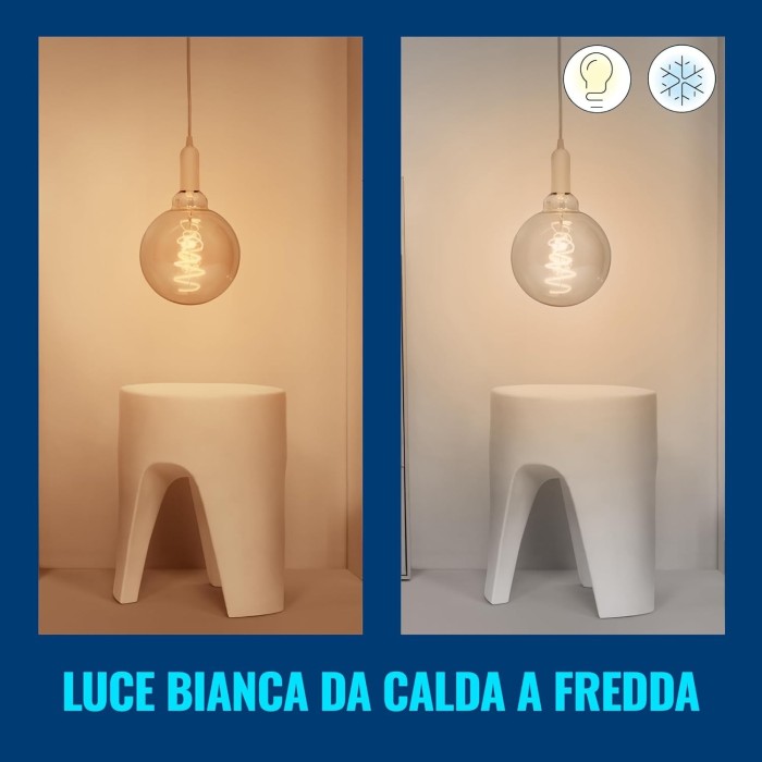 WIZ TW GLOBO G200 lamp, amber filament 25W