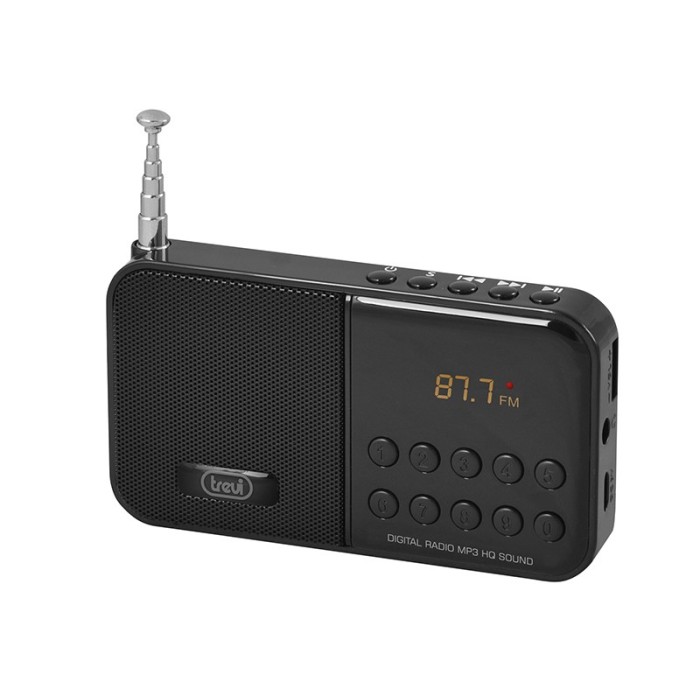 Portable Radio with MP3 Player and MicroSD Trevi DR 740 SD - Black