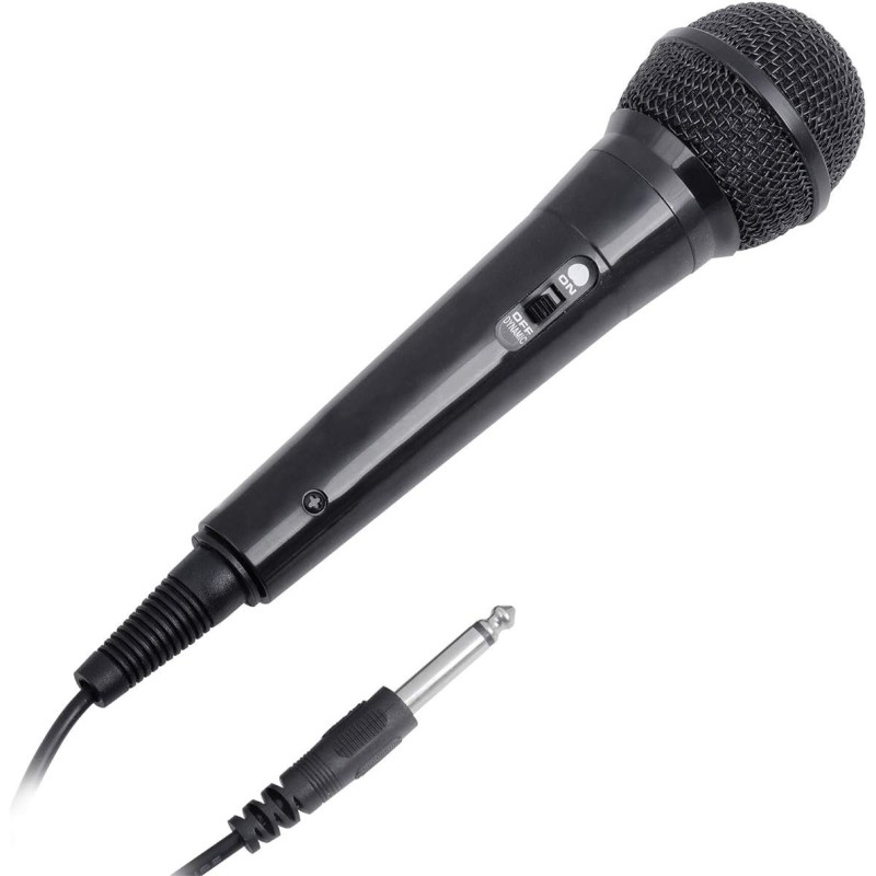 Trevi EM 24 Unidirectional Dynamic Microphone with 3 Meter Cable - Black Trevi EM 24 Unidirectional Dynamic Microphone with 3 Meter Cable - Black